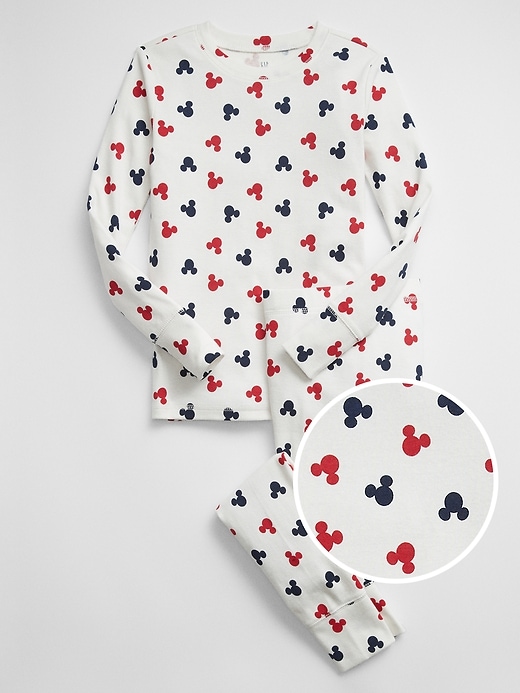 GapKids &#124 Disney Mickey Mouse 100% Organic Cotton PJ Set