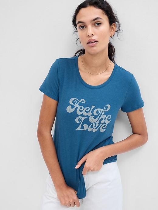Gap Factory Women's Favorite Graphic T-Shirt (various sizes in feel the love)