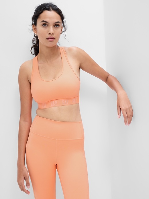 Image number 1 showing, GapFit PowerMove T-Back Sports Bra