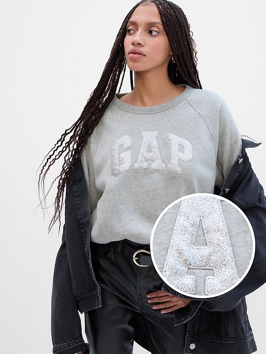 Image number 5 showing, Gap Glitter Logo Sweatshirt