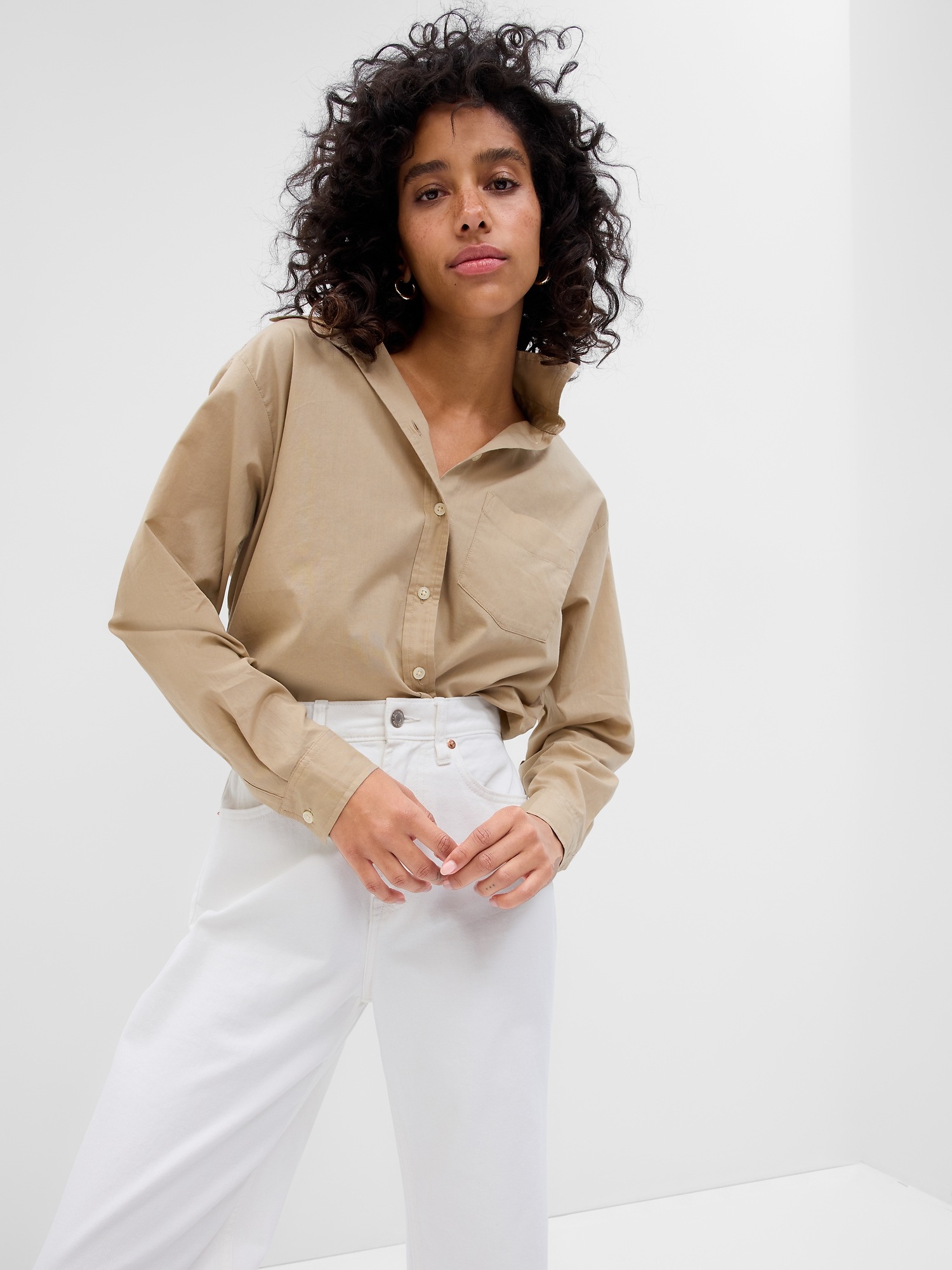 Poplin Big Shirt | Gap Factory