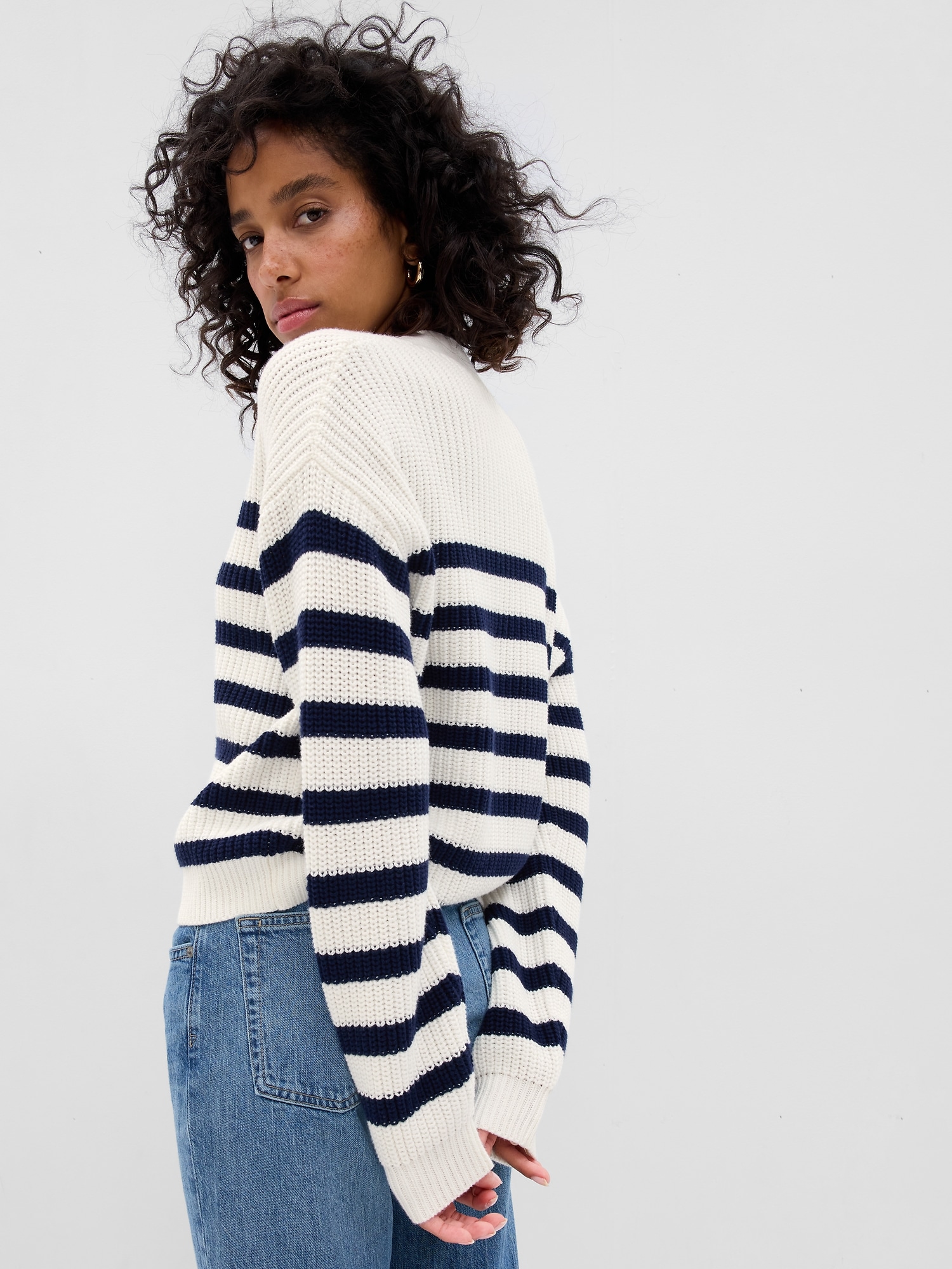 トップス SENEE front hook v neck cardigan S21f724bdc6eb49ebb779d5b3420ef