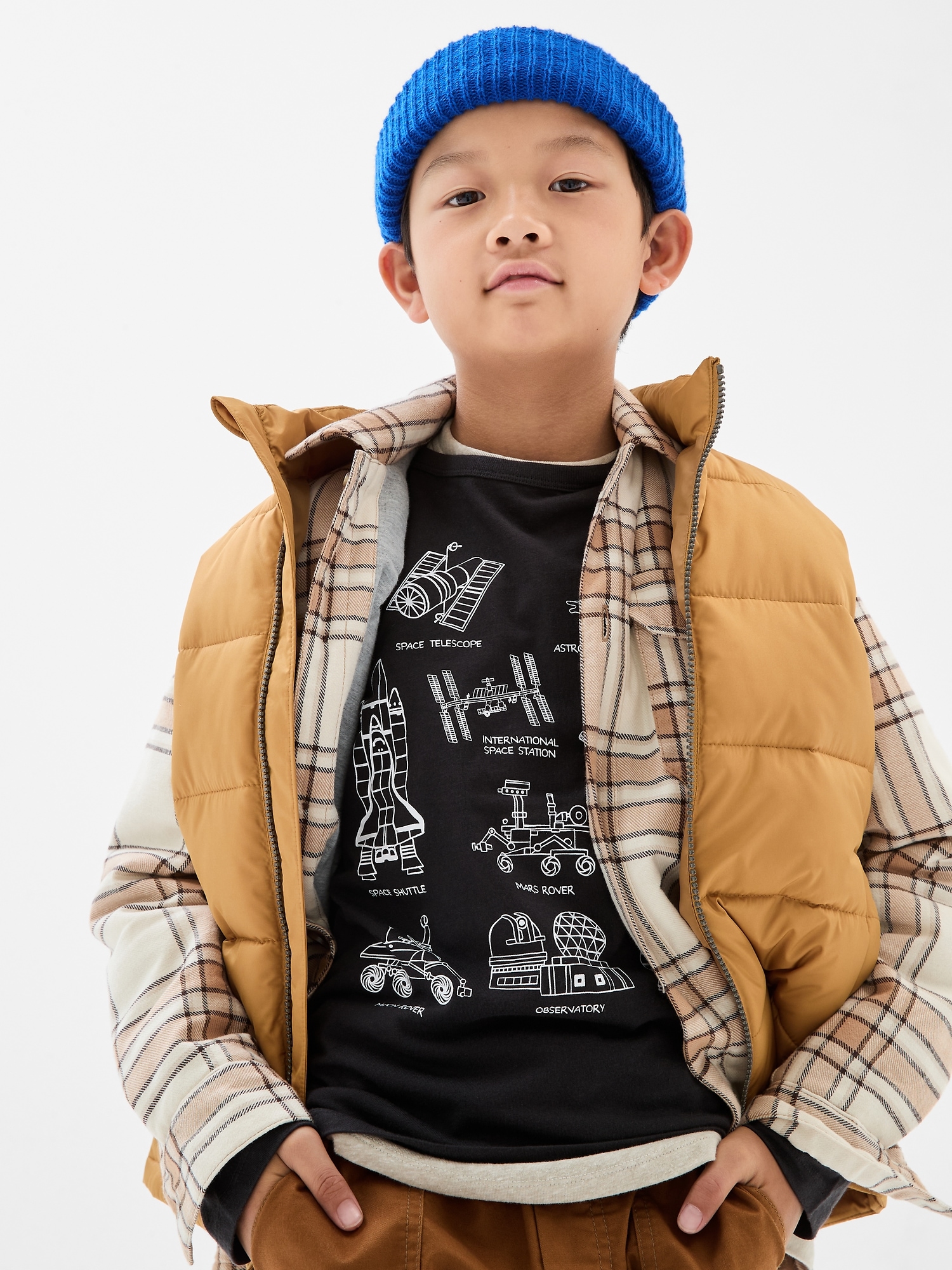 Kids ColdControl Puffer Vest Gap Factory