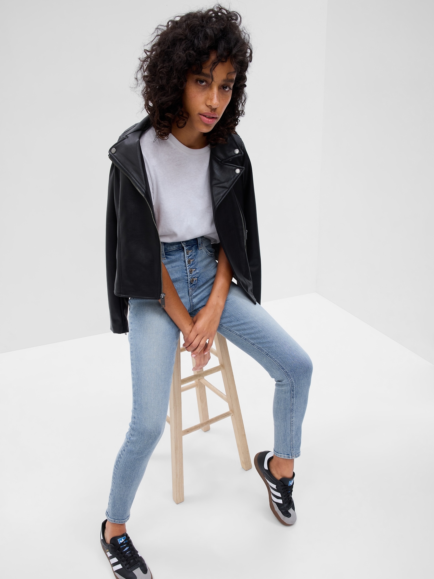High Rise Universal Legging Jeans with Washwell