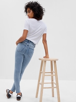 Gap high rise legging jean shop