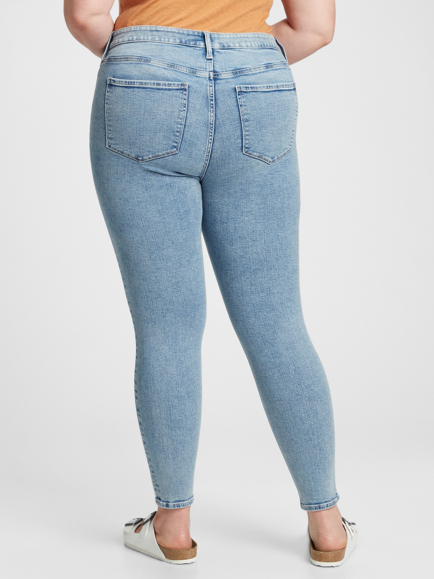 Men Helt tør fiktiv High Rise Universal Legging Jeans with Washwell | Gap Factory