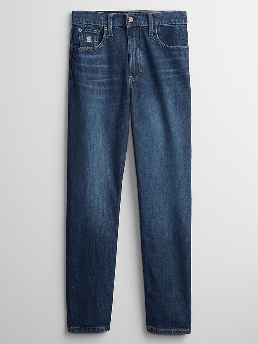 Image number 5 showing, Mid Rise Distressed Vintage Slim Jeans with Washwell