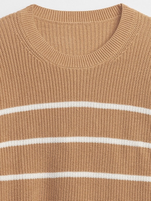 Image number 4 showing, Shaker-Stitch Stripe Crewneck Sweater