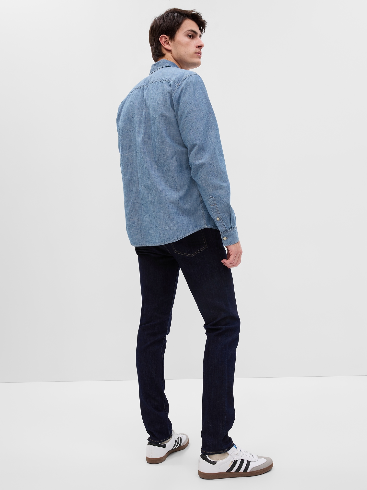 Buy GAP Men Blue Soft Wear Jeans In Slim Fit With GapFlex 