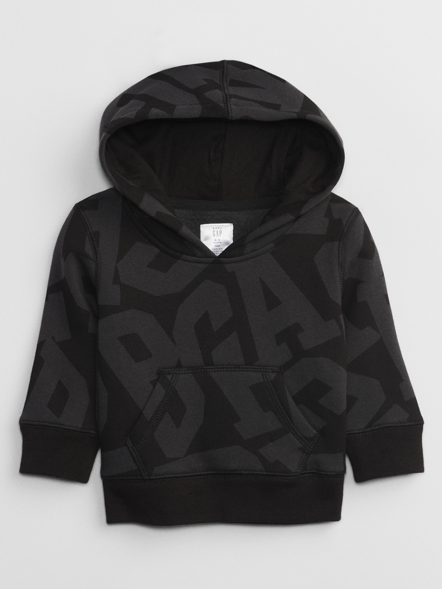 babyGap Logo Print Hoodie