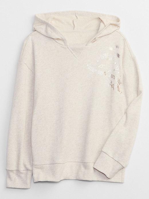 View large product image 1 of 2. Kids Oversized Graphic Hoodie