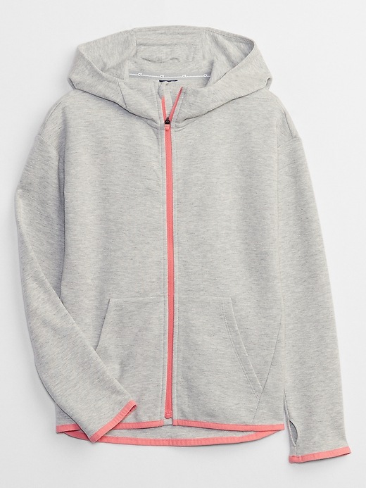 View large product image 1 of 1. GapFit Kids Performance Zip Hoodie