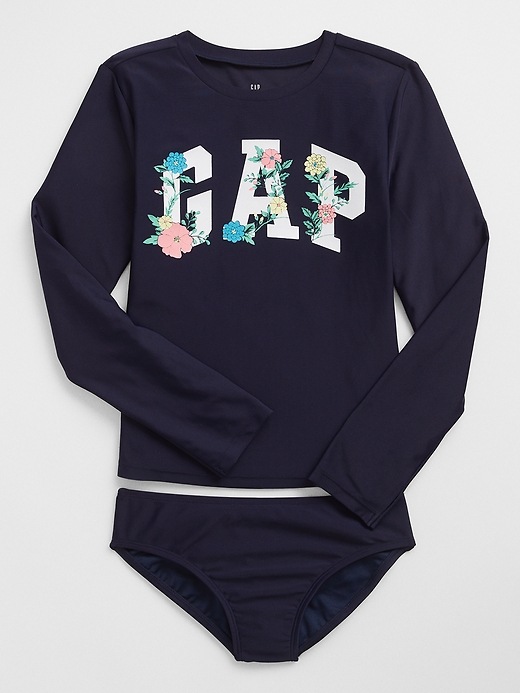 View large product image 1 of 2. Kids Two-Piece Rash Guard