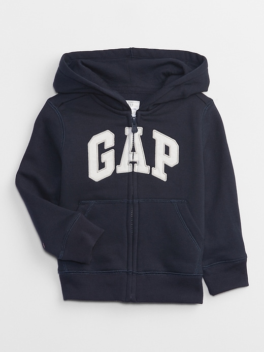 View large product image 1 of 1. babyGap Logo Zip Hoodie