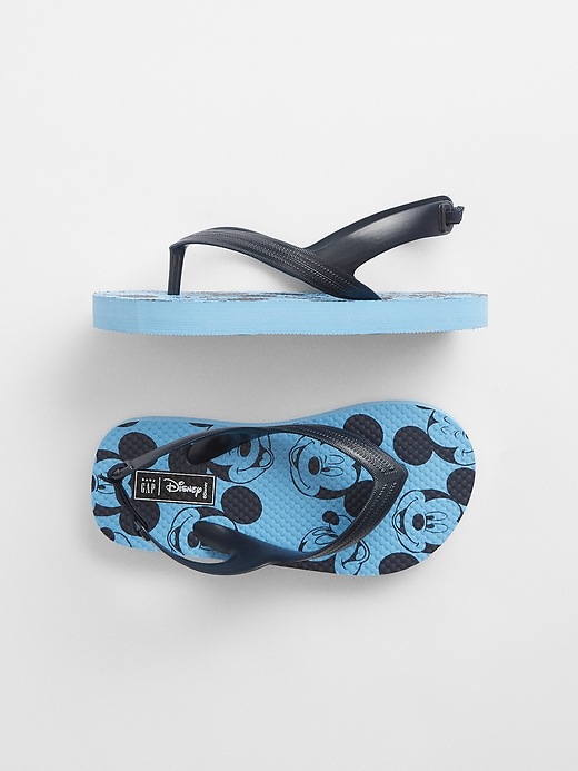 View large product image 1 of 1. babyGap &#124 Disney Mickey Mouse Flip Flops