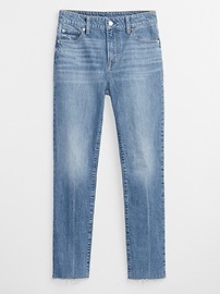 Mid Rise Slim Boyfriend Jeans With Washwell
