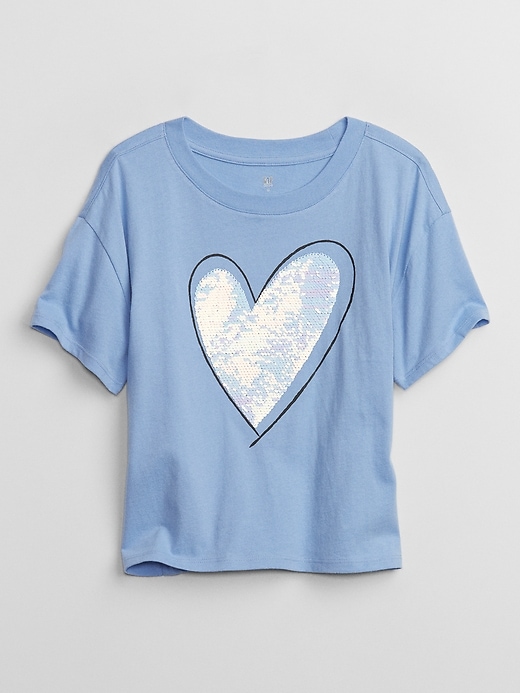View large product image 1 of 2. Kids Flippy Graphic T-Shirt