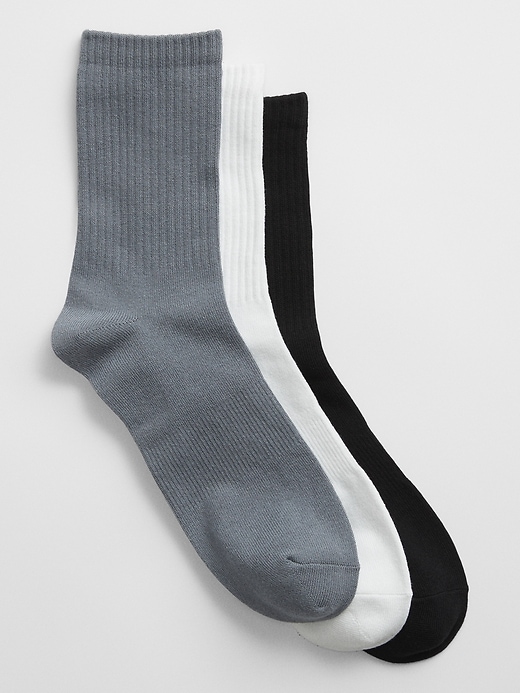 View large product image 1 of 1. GapFit Crew Socks (3-Pack)