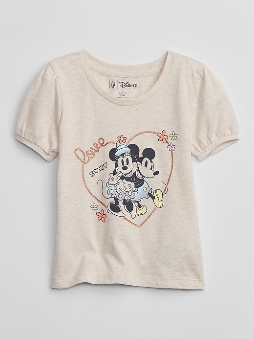 View large product image 1 of 2. babyGap &#124 Disney Mickey Mouse and Minnie Mouse Graphic T-Shirt