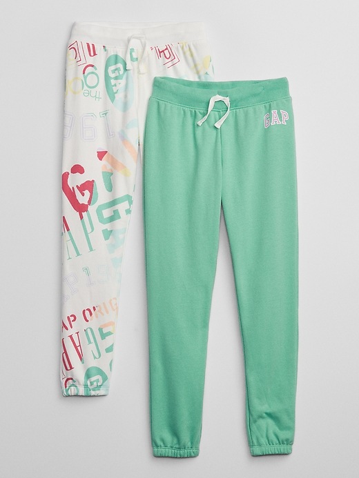 View large product image 1 of 2. Kids Gap Logo Joggers (2-Pack)
