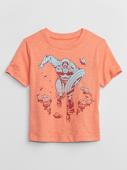 View large product image 1 of 1. babyGap &#124 Marvel Captain America Graphic T-Shirt