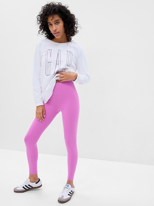 Image number 1 showing, GapFit Sky High Studio Full-Length Leggings