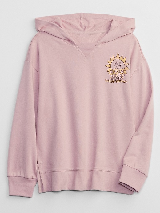 View large product image 1 of 3. Kids Oversized Graphic Hoodie