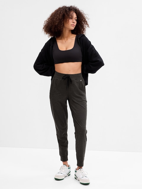 GapFit Brushed Tech Jersey Joggers