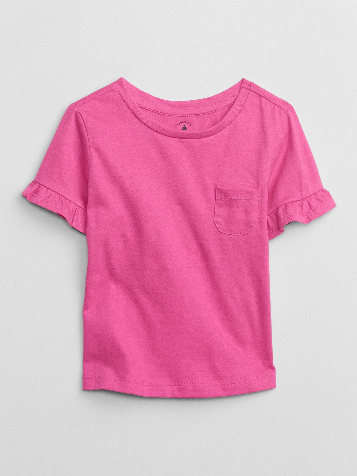 babyGap Ruffle Pocket T-Shirt - Pink