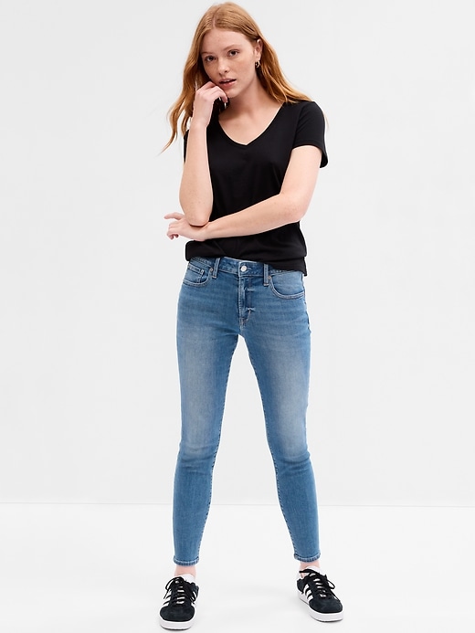 Gap Factory Mid Rise Universal Legging Jeans with Washwell (Size 24-35 in Light Brooklyn)