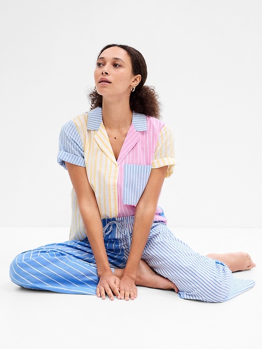 Image number 6 showing, Poplin PJ Pants