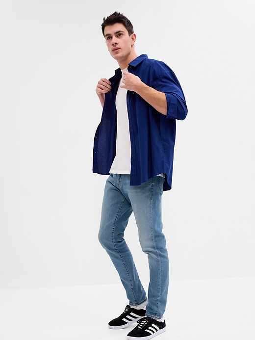Image number 1 showing, Slim Taper GapFlex Jeans with Washwell