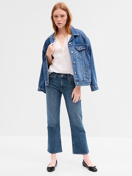 Image number 7 showing, Mid Rise Kick Fit Jeans