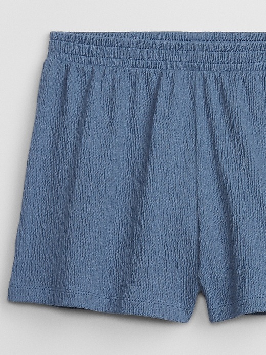 Image number 4 showing, Relaxed Crinkle Cotton PJ Shorts