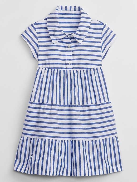 Image number 1 showing, babyGap Stripe Tiered Shirtdress