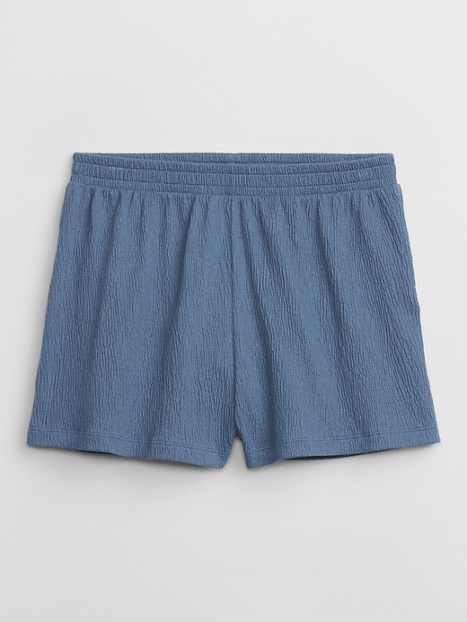 Image number 3 showing, Relaxed Crinkle Cotton PJ Shorts