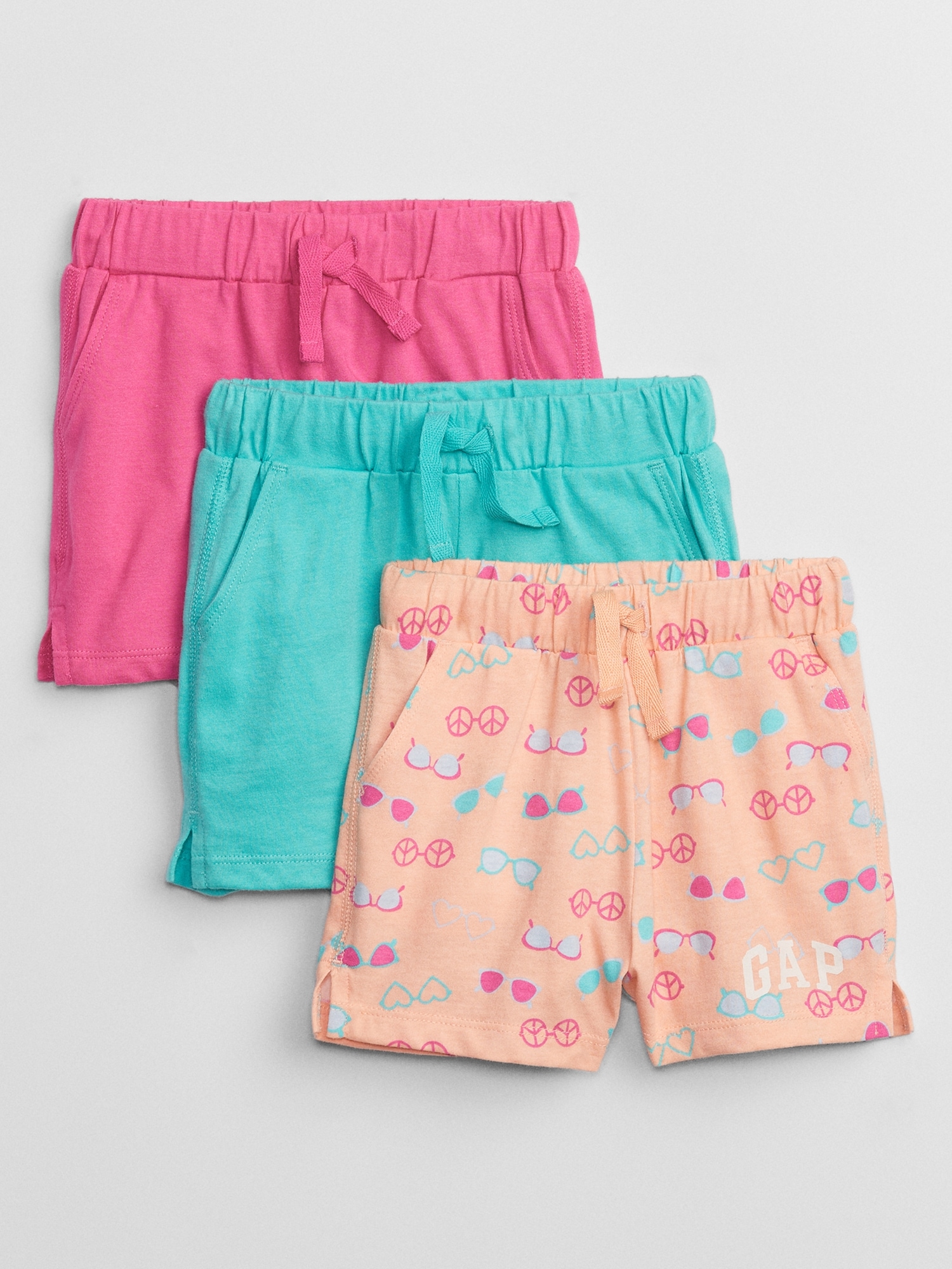 babyGap Jersey PullOn Shorts (3Pack) Gap Factory