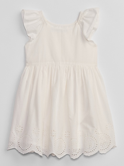 View large product image 1 of 2. babyGap Flutter Eyelet Dress