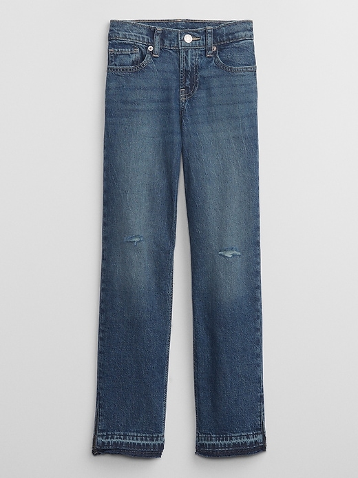 View large product image 1 of 3. Kids Mid Rise Distressed '90s Loose Jeans with Washwell
