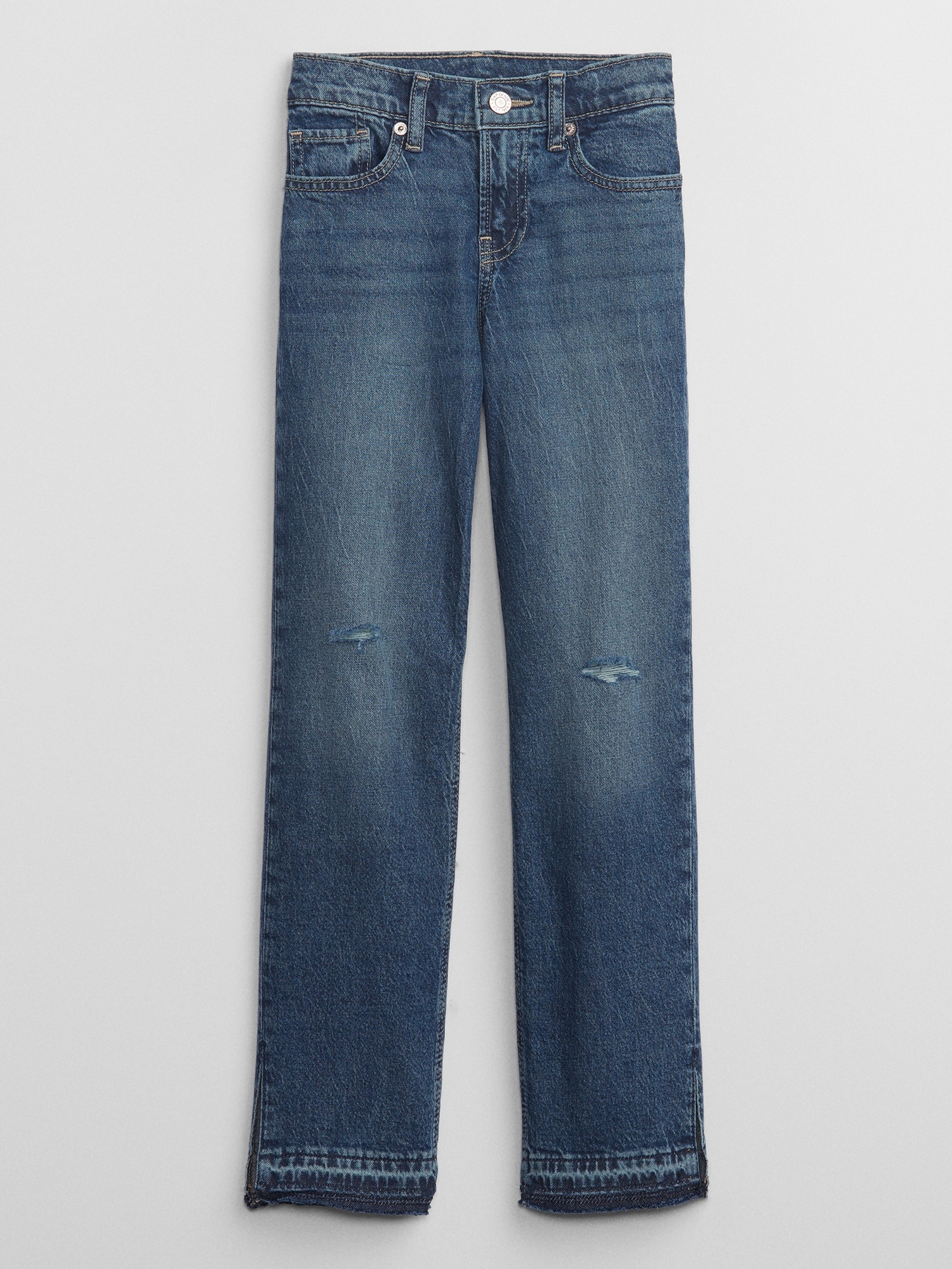 Kids Mid Rise Distressed '90s Loose Jeans