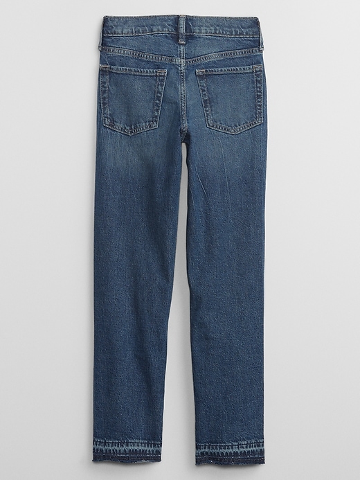 View large product image 2 of 3. Kids Mid Rise Distressed '90s Loose Jeans with Washwell