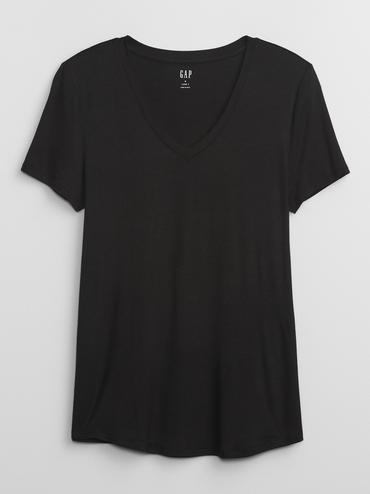 Luxe V-Neck T-Shirt | Gap Factory