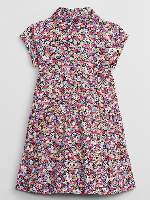 View large product image 2 of 2. babyGap Print Tiered Shirtdress