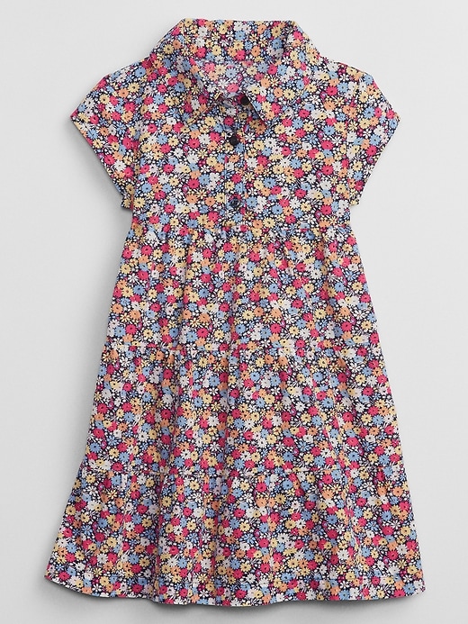 View large product image 1 of 2. babyGap Print Tiered Shirtdress