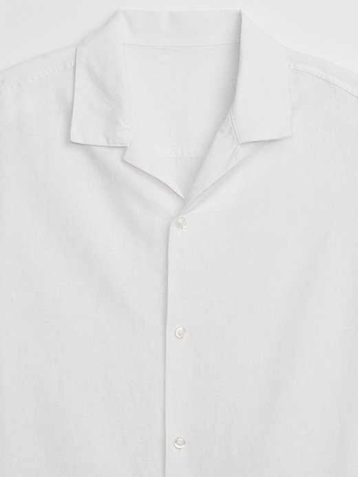 Image number 4 showing, Linen-Blend Vacay Shirt in Standard Fit