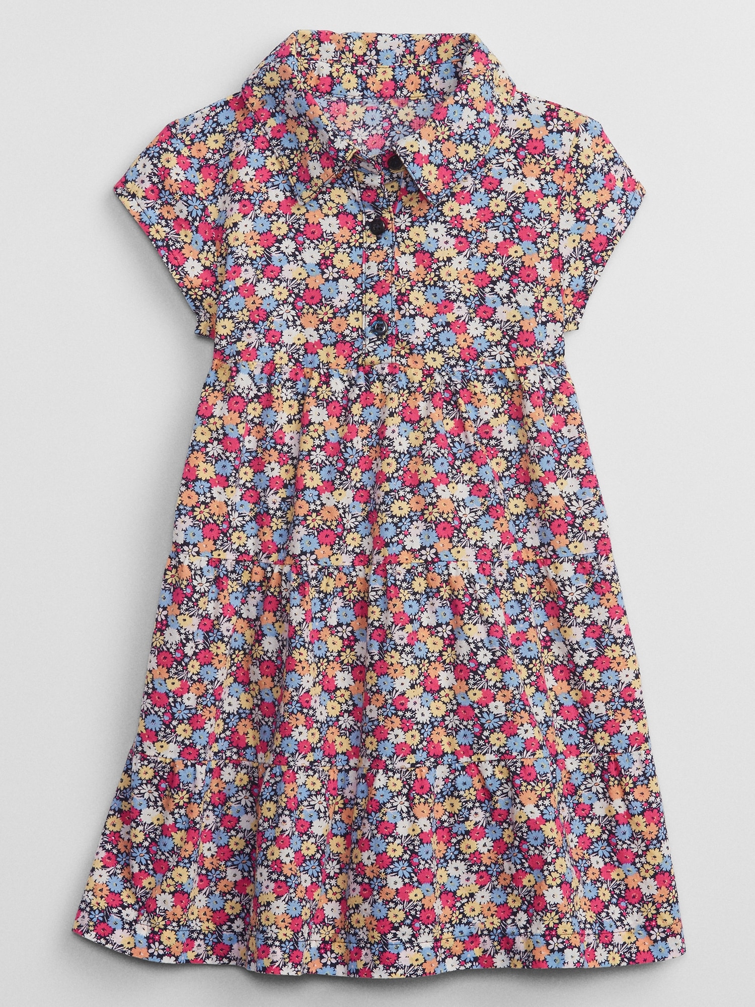 babyGap Print Tiered Shirtdress