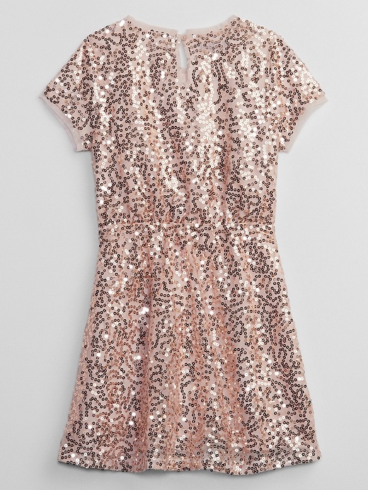 green emerald velvet dress Gap Sequin Dress / (L) 10-12 years – Little Bloom main image 1