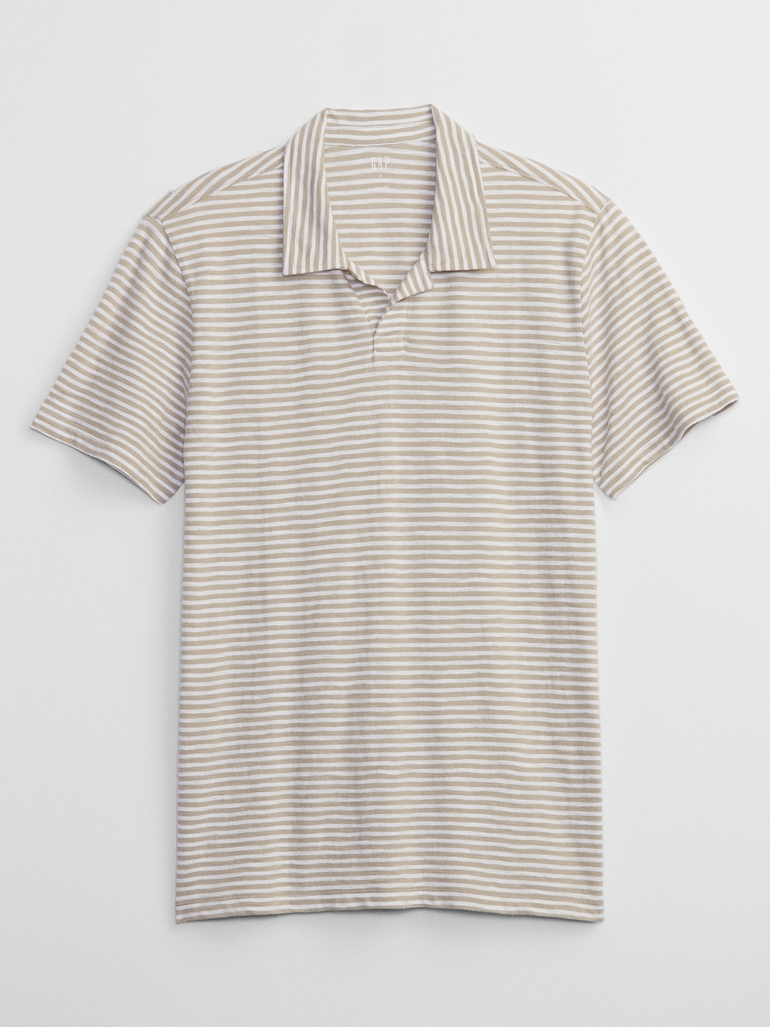 Lived-In Johnny Collar Polo Shirt | Gap Factory