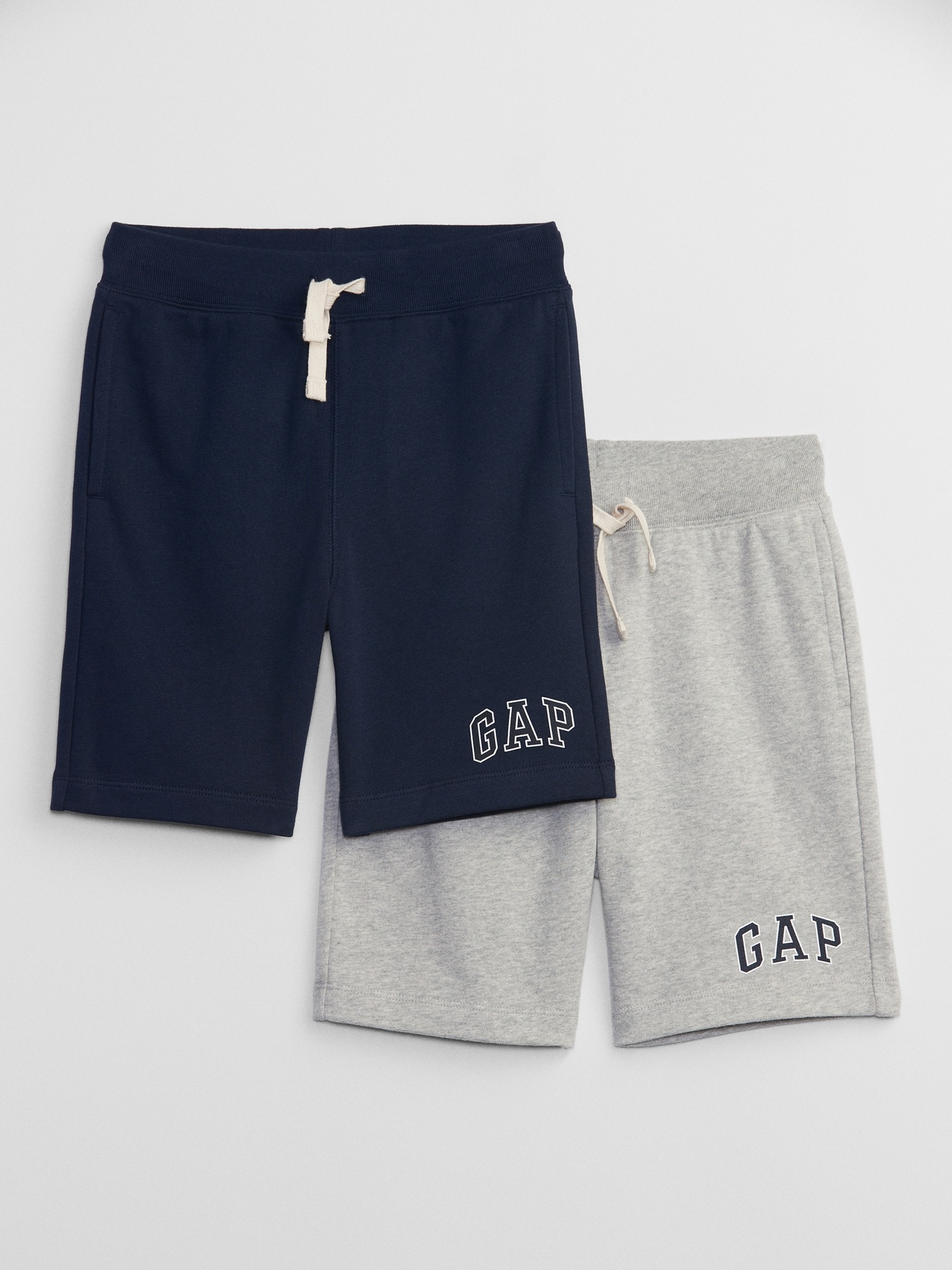 Kids Gap Logo Pull-On Shorts (2-Pack) | Gap Factory