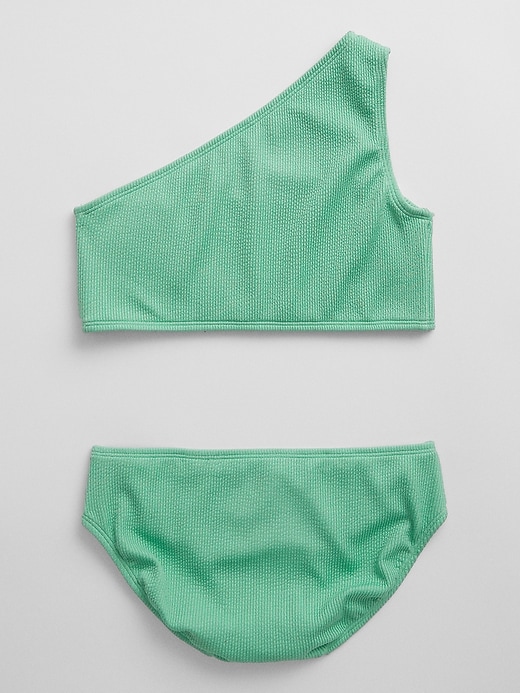 View large product image 2 of 2. Kids One Shoulder Swim Two-Piece